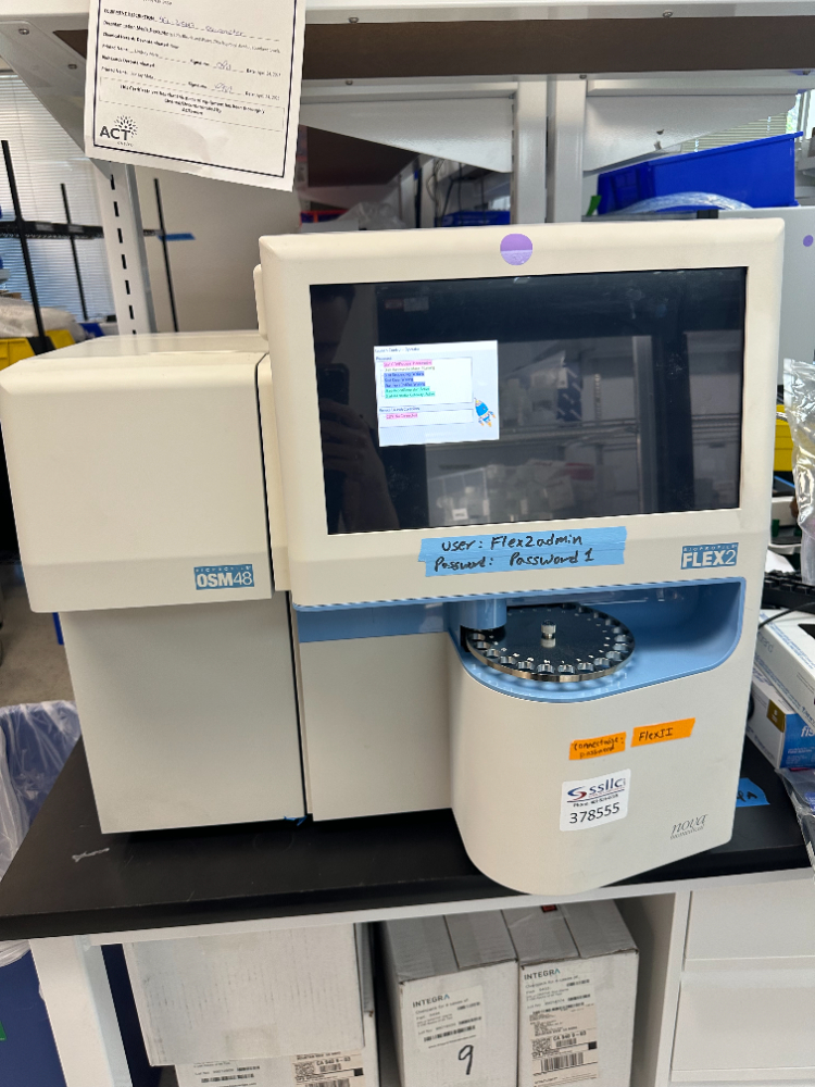 Image of Nova Biomedical BioProfile Flex2 Cell Culture Analyzer